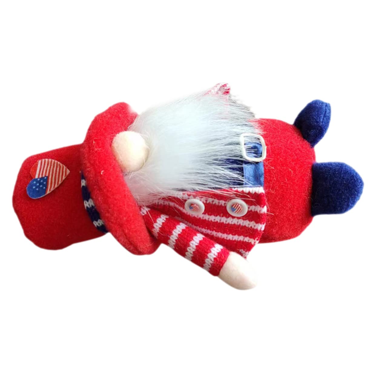 Zerodeko 3stücke Independence Day GNOME Dekoration Handgefertigte GNOME Puppe Mit Hut Für Lustige Und Einzigartige Tischdeko Für Independence Day Und Feierlichkeiten