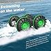 Amphibious Remote Control Car for Kids, 2.4 GHz RC Car Boat Beach Toys 4WD Off Road 360° Spins & Flips Truck Stunt Water Toy Vehicles for Kids Ages 6-12 Christmas/Birthday Gifts