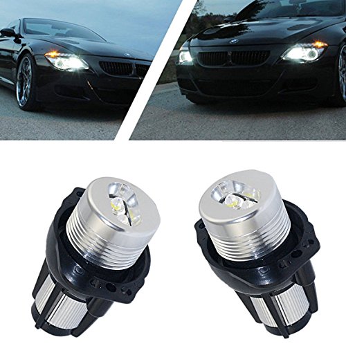 THG 6000K Diamante Blanco 6W LED Angel Eyes Luz para E90 E91...