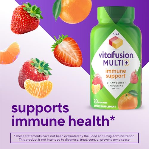 Vitafusion Multivitamin Gummies + Immune Support | 90 Adult Gummy Vitamins - image 3