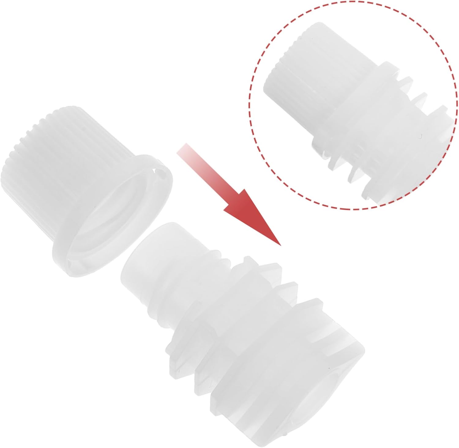 100 pack Drink Bags Lid Kit Small Portable Nozzle Covers for Milk Yogurt and Liquid Packaging Bags Multi-Functional Spout and Sealing Caps image 3