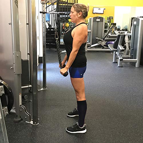 Double Couple 7 Pairs Copper Compression Socks For Men Women 20-30 Mmhg Knee High Stockings thumb #4