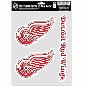 Wincraft Detroit Red Wings Aufkleber-Set (3 Stk.)