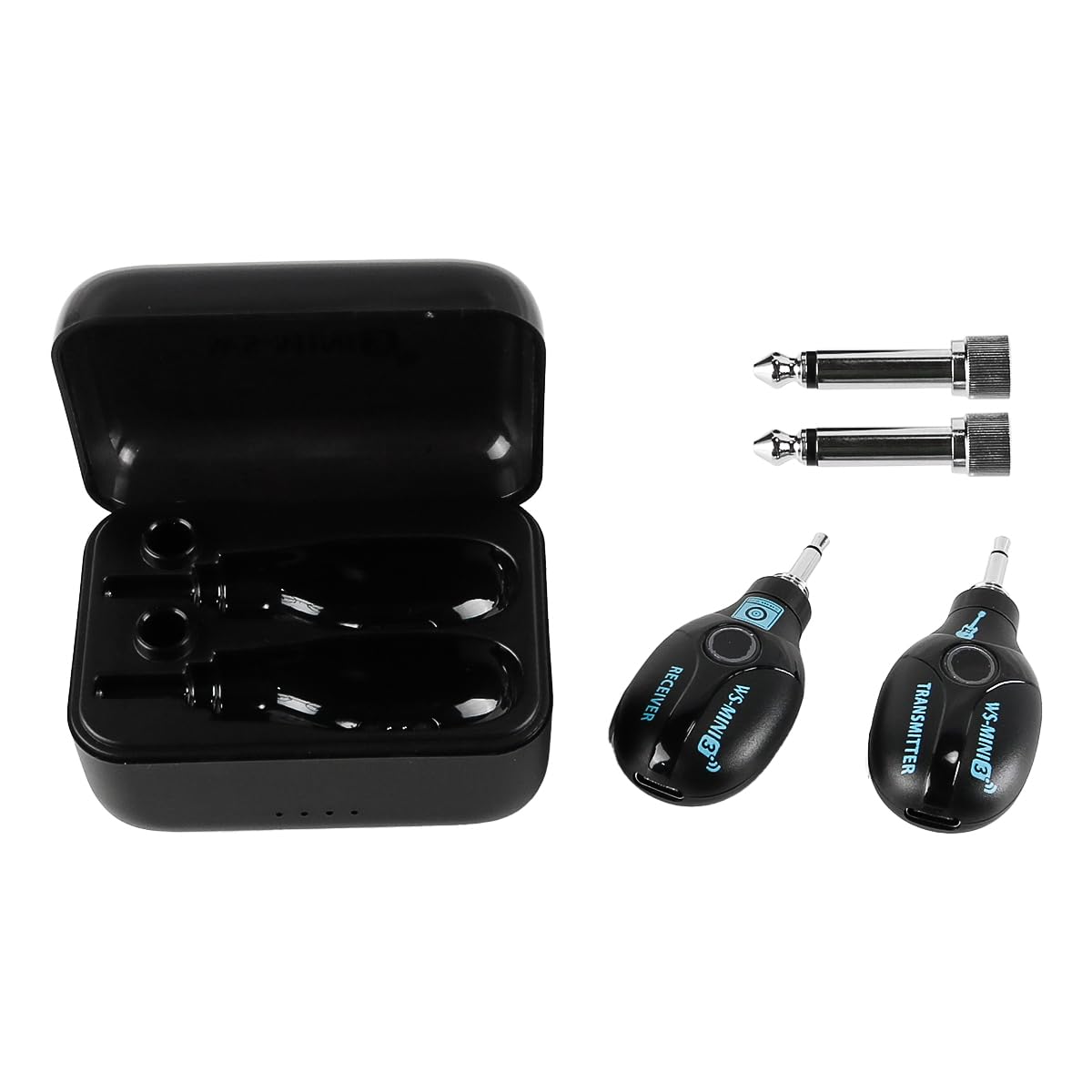 Laroal Wireless Guitar System Digital Audio Transmitter Receiver 48K/16bit Real-time 4 Channels Guitar Adapter for Electric Guitars Bass and Wind Instruments - Image 4