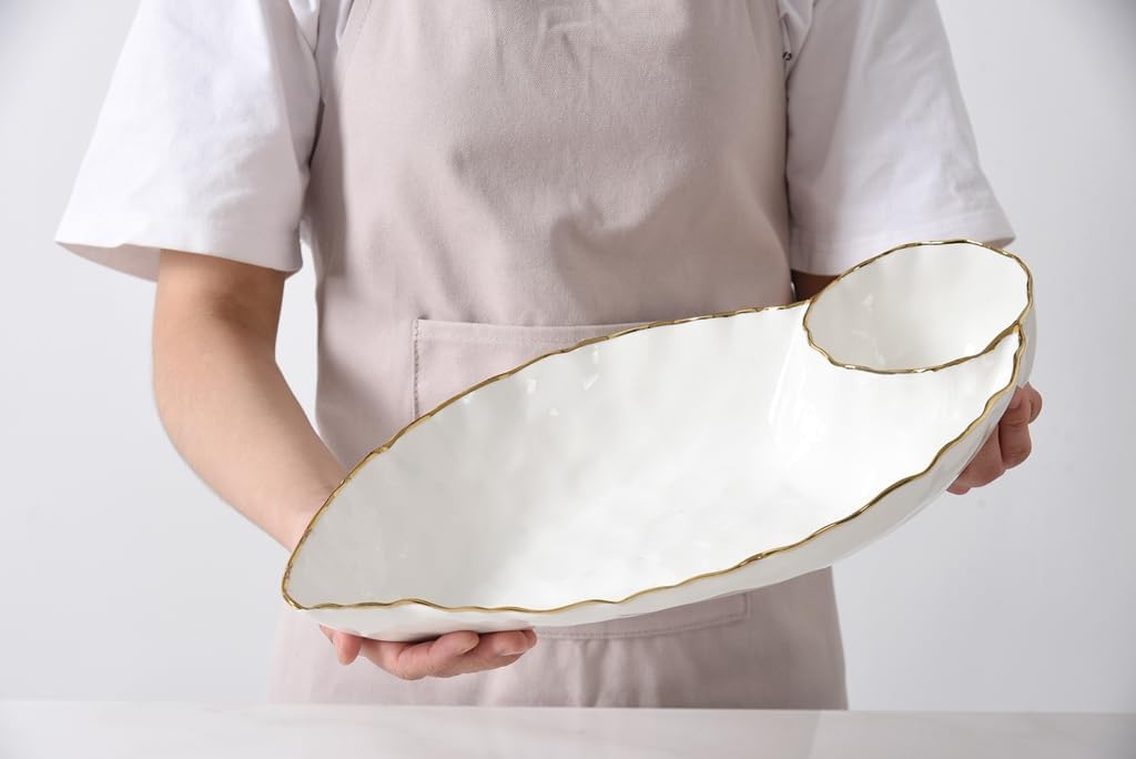 Pampa Bay Portofino Chip and Dip, 15" x 8" x 3"