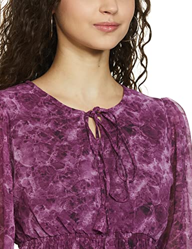 Image of pluss Women's Polyester Classic Above the Knee Casual Dress