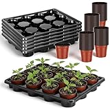Lounsweer 6 Sets 4 Inch Plant Nursery Po...