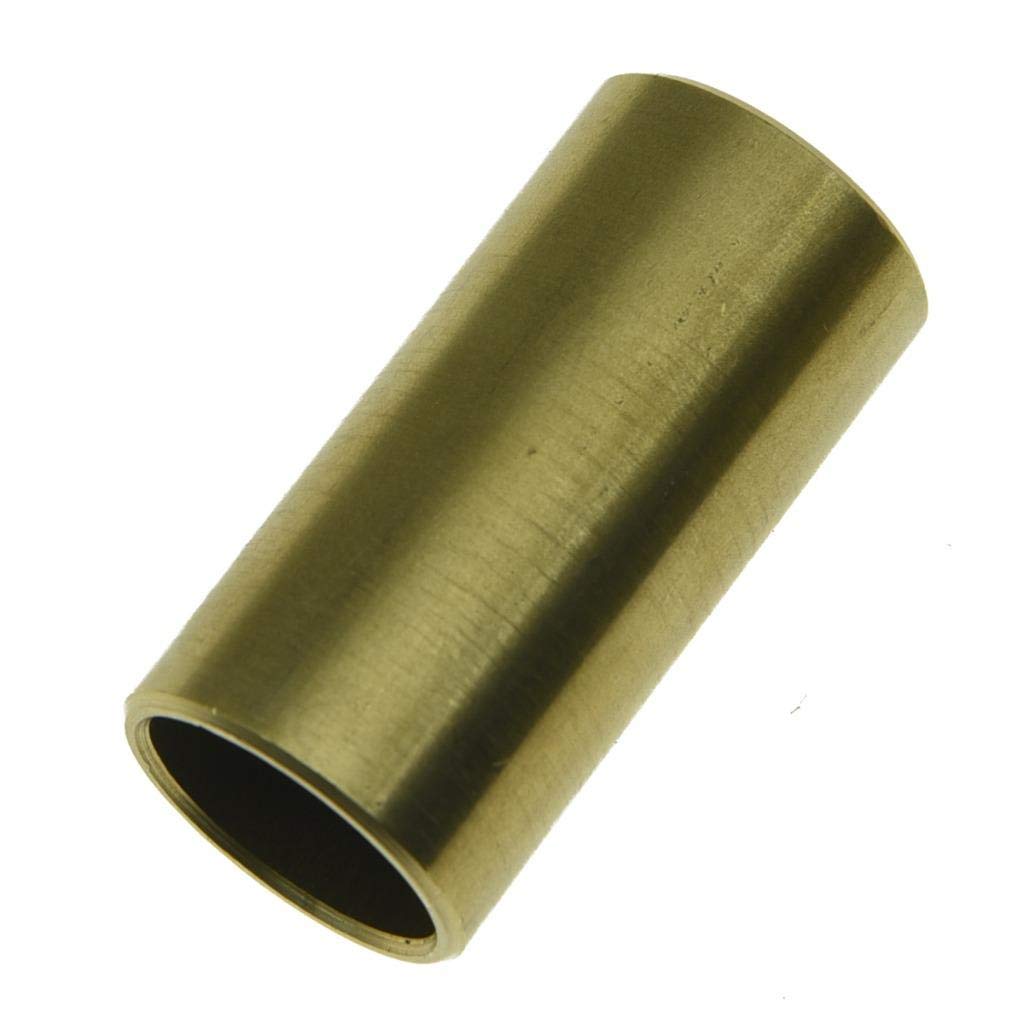 KAISH Guitar Knuckle Slide Guitar Brass Finger Slides with 50mm Length, Gold
