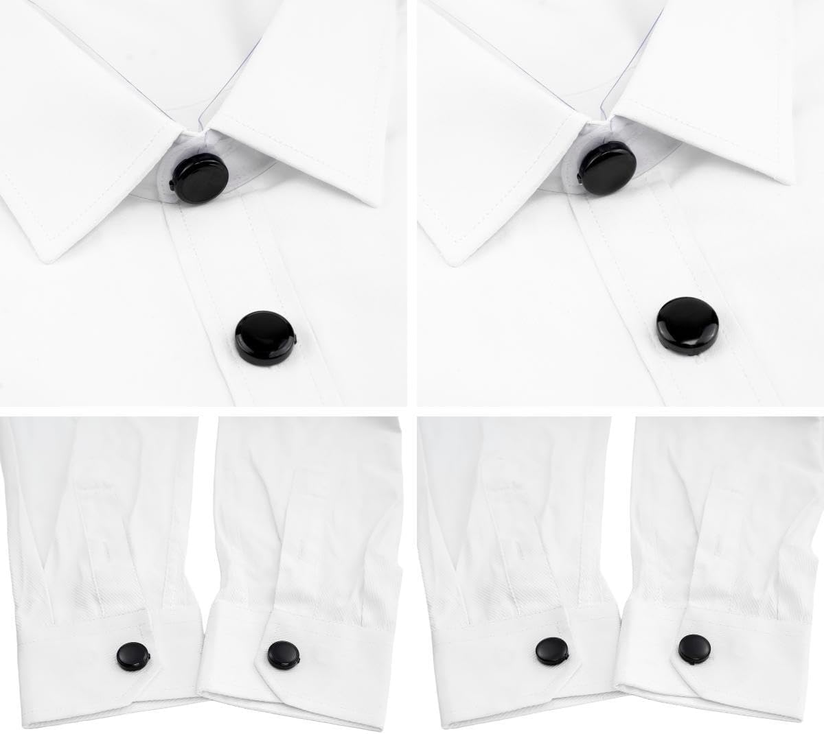 Mens Button Covers Tuxedo Shirt Cufflinks Alternative image 4