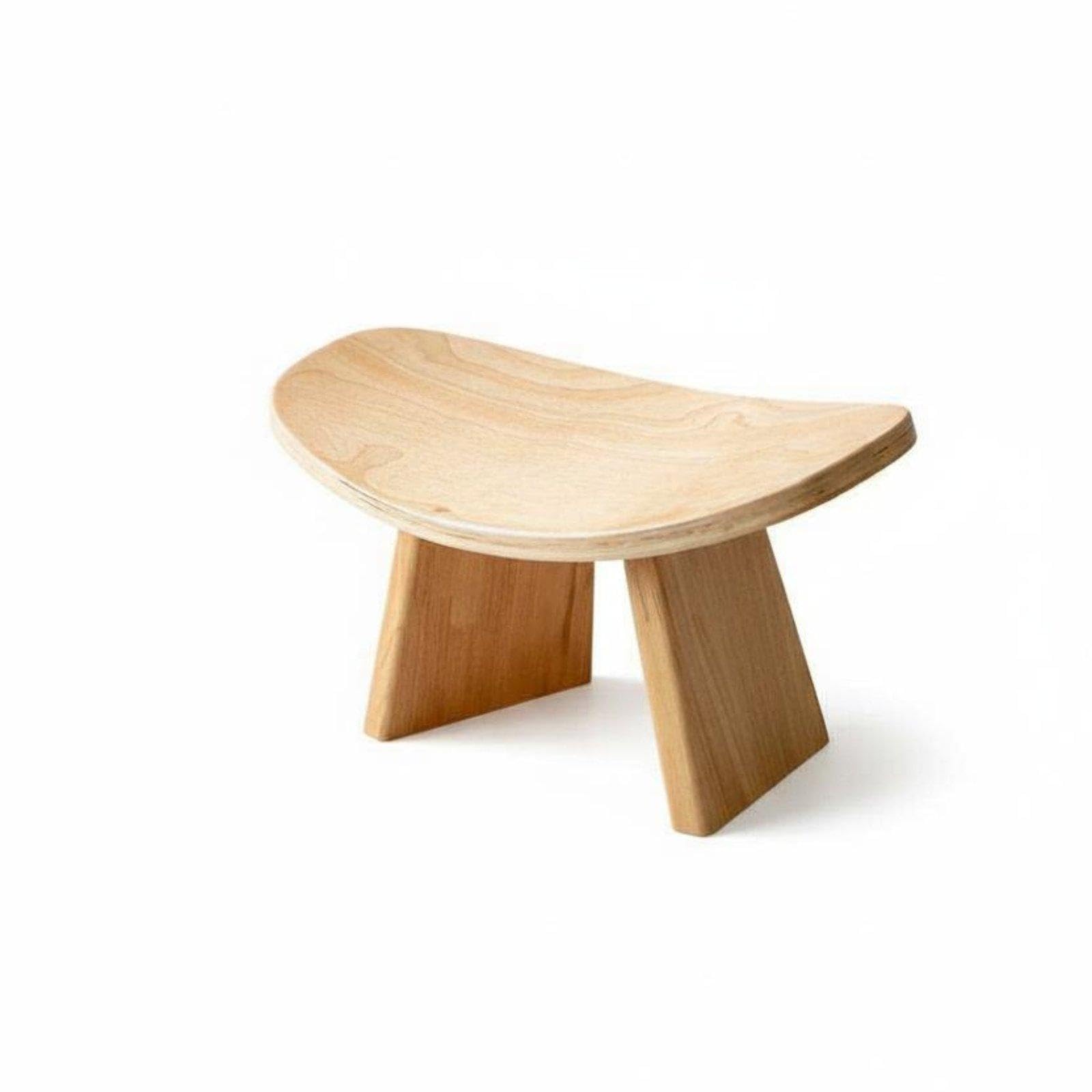 club bollywood®wooden kneeling bench solid wood ergonomic meditation bench alignment support wooden kneeling stool for meditators, beginners, travel, outdoor natural wood l|home & garden|furniture