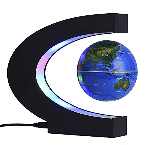 Globo Terrestre Magnetico Flutuante Giratorio Anti Gravidade