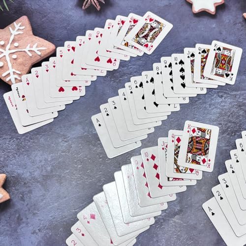 5 Barajas de Cartas Miniatura para Poker miniatura 6