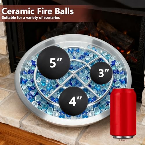 Boules en céramique réutilisables pour éliminer les cendres de votre cheminée - 3