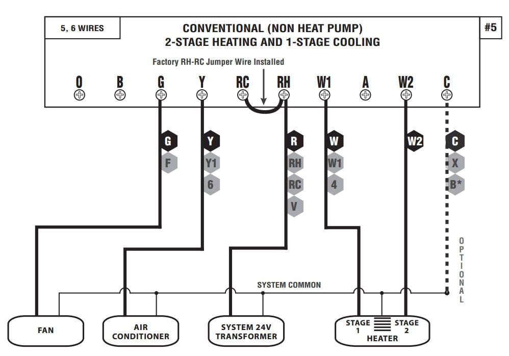 Thermostat 7-day programmable LUX PRODUCTS CORP boîtier régulation chauffage central - 8