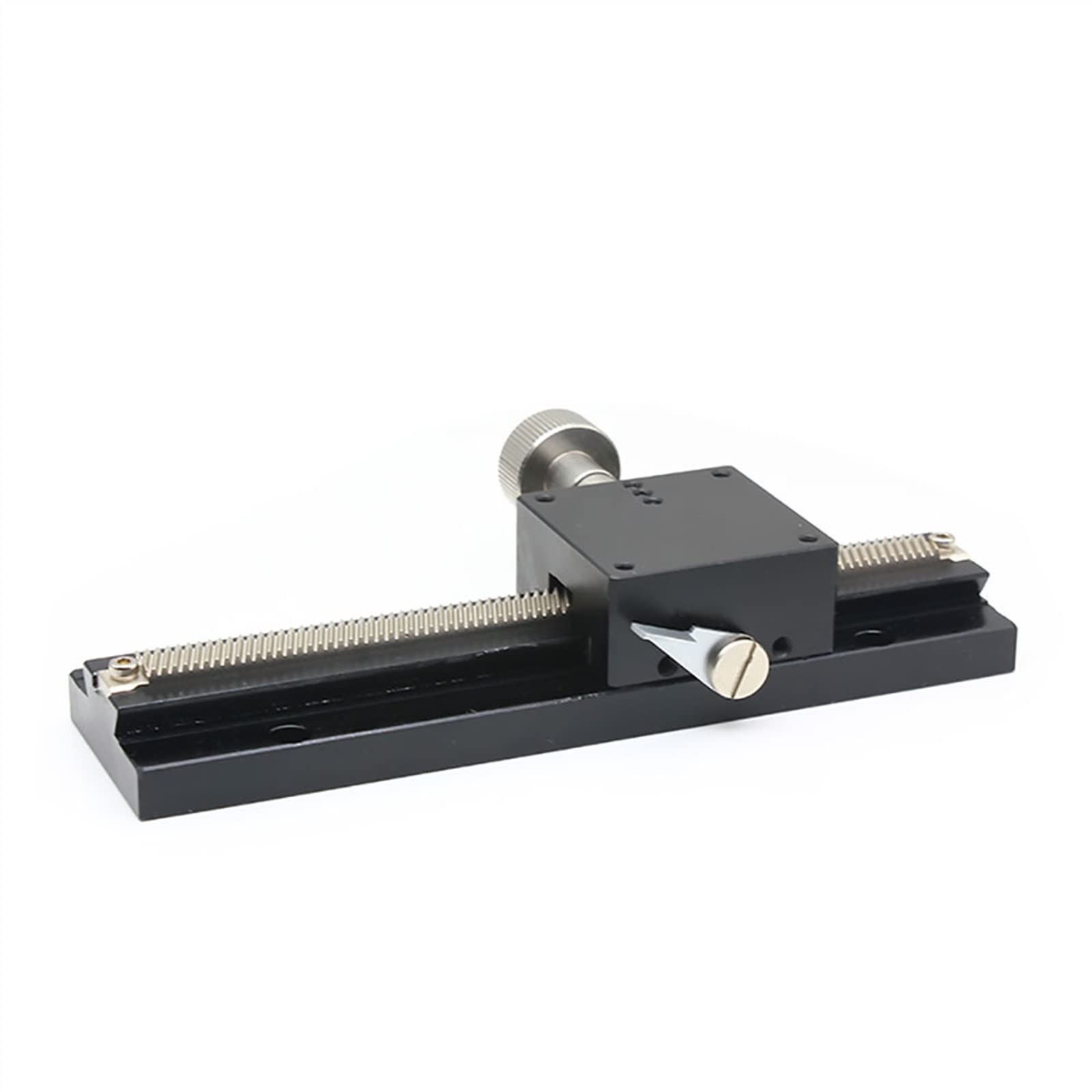 Mesa Deslizante XY Lineal, Corredera de corte de cola de milano de largo alcance con eje X, mesa deslizante de cola de milano, plataforma deslizante, plataforma de desplazamiento manual(100mm)