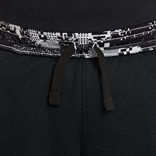 Nike Boy's Elite Stripe Basketball Shorts, Black White, X-Large2