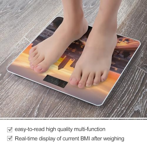 Báscula digital de baño con vidrio templado GHEPSDW miniatura 5