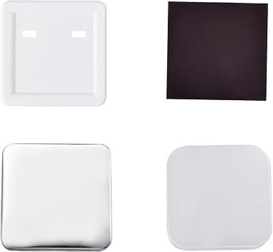 200PCS 2x2inch Square Refrigerator Sticker Magnets Accessories Bulk Square Produnts Suitable for 50x50mm DIY Fridge Magnet Materials