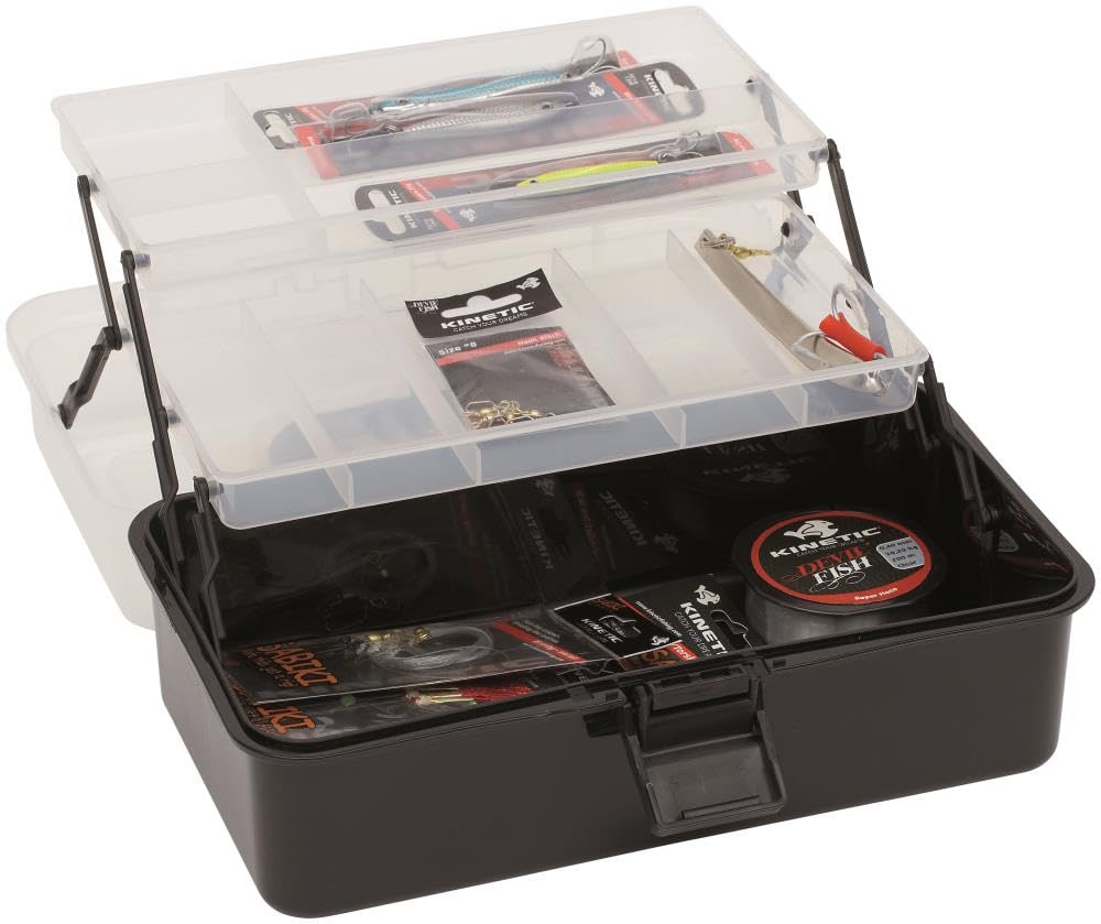 Kinetic Tackle Box Big Kit – Saltwater zestaw dla początkujących z pilkerem kierunkowskazami i krętlikami