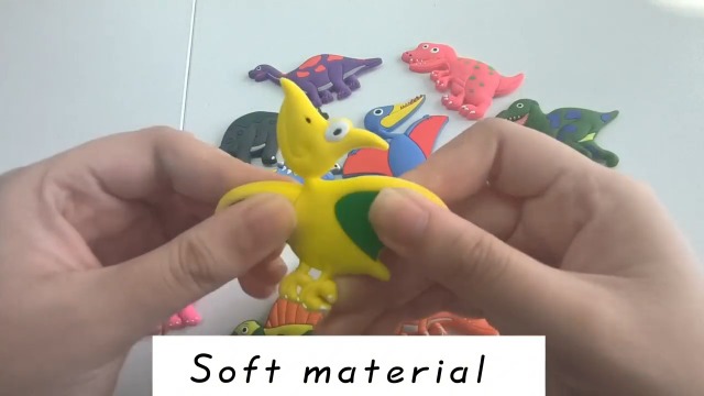 12 imanes decorativos de dinosaurio para frigorífico miniatura 7