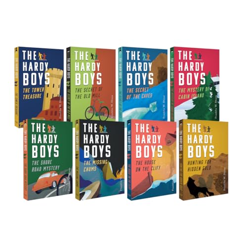 Image of Hardy Boys: Original Case Files Series - 8 Book Box Set | Classic Mystery Adventure Books | Franklin W. Dixon | Collectible Paperback Boxed Set