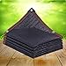 Produktbild AJSJ Schattiernetz Schattennetz UV-Schutz 1 * 1m Schwarz Balkon Garten netze Windschutznetz Stall mit 50% Schattierwirkung Sonnenschutzgewebe Temperaturbeständig Sichtschutz Zaun