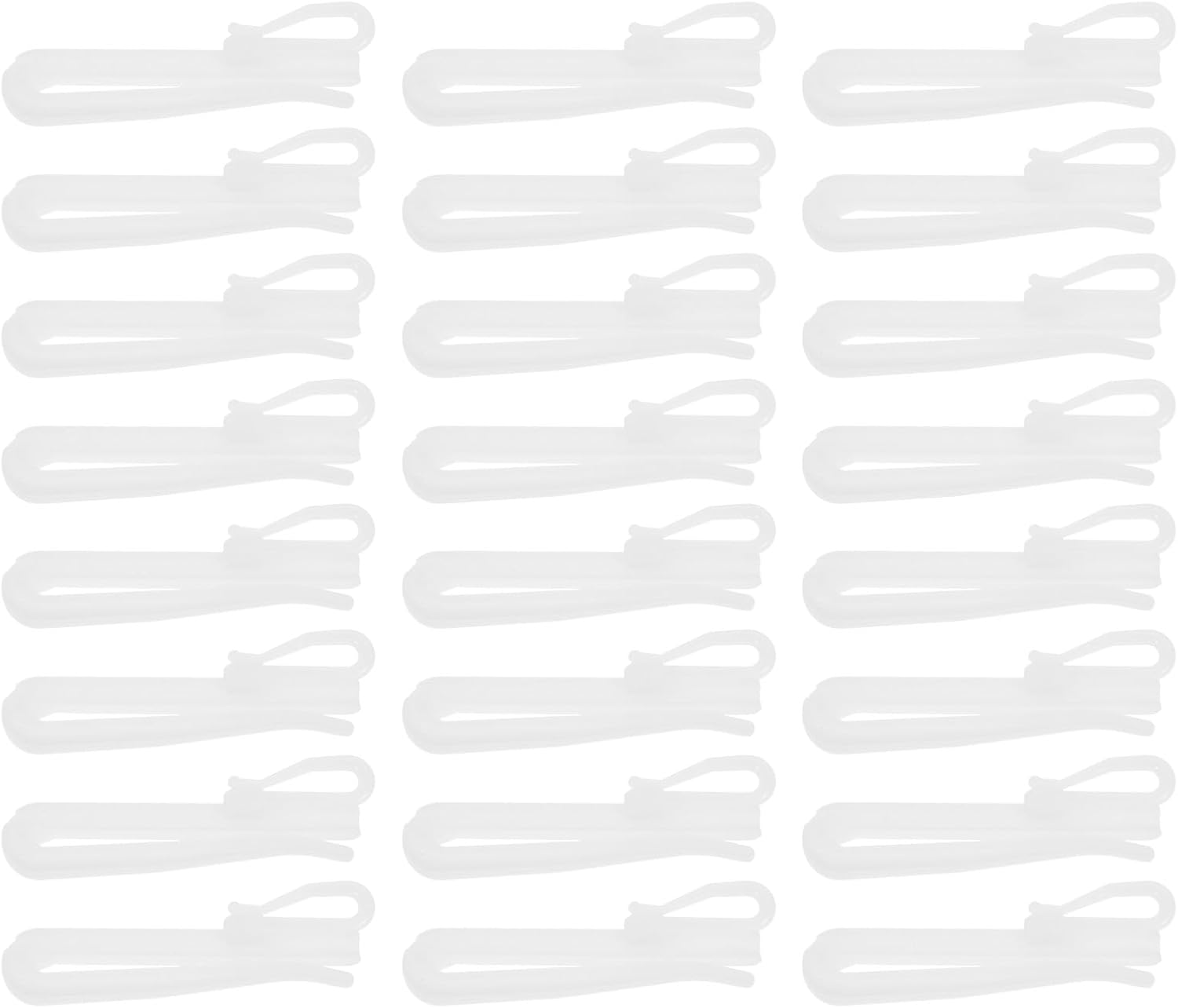 300pcs Adjustable Home Curtain Hooks Plastic Universal Curtain Accessories for Drapes Window-Dressing Hardware 7cm Length
