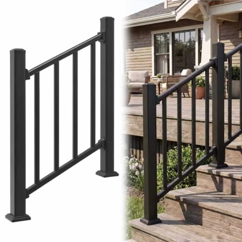 Atemou 2ft Deck Railing Kit for Deck, Porch, Patio, Balcony