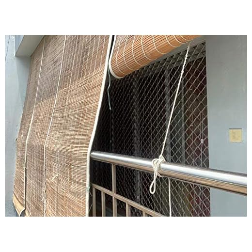 TCLPVC Bamboo Blind Chick Window Closer Curtain  (4 Sizes) Natutal Range… (W4/H7)