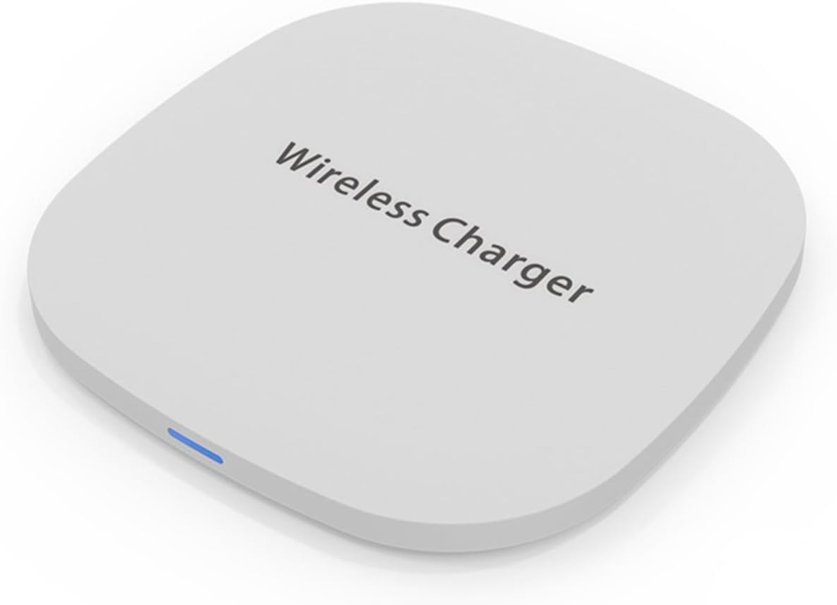 Fast Wireless Charger, MelkTemn Qi Wireless Charging Pad for iPhone 8 8plus X 10, Samsung Galaxy S6Edge+, S7, S7Edge, S8, S8Plus, Note7, Note8 and all Qi-Enabled Devices (White)