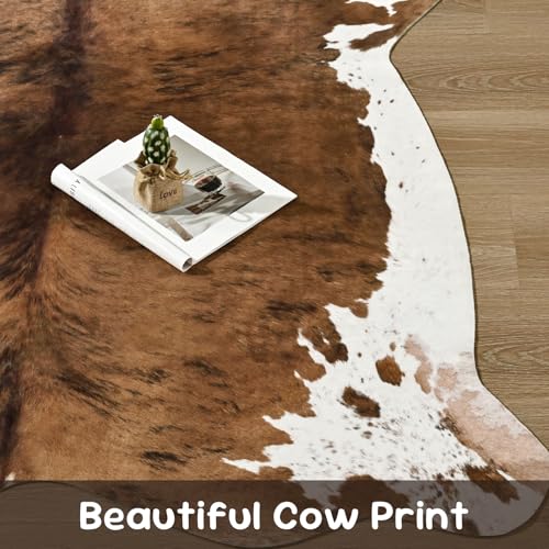 Tapete DweIke Estampado de Piel de Vaca Faux 140x158 cm miniatura 7