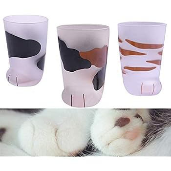 cat paw drinking glass