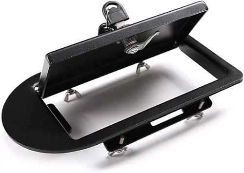 Miniatura 5 de Tapa de gas de bloqueo de aleación de aluminio, tapa de combustible con bloqueo para Land Rover Defender 2004-2019 Cubierta de tanque de gas