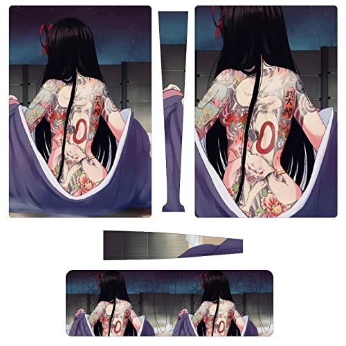 PS5 XLV[ @܂ǂ}MJ Ŕقނ fW^ Sticker PlayStation 5 یJo[ Aj vCXe[V5XebJ[ Sʕی ʑΉ ~ Gǂ UM悢 y LYh~ ho  ϖh~ 