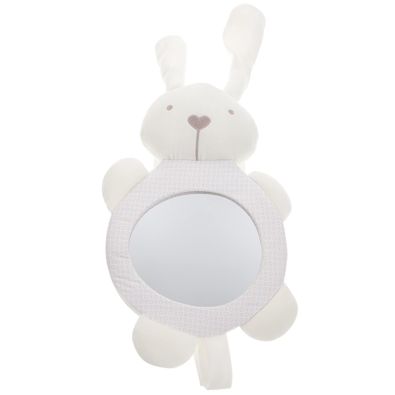 Toddmomy Car Mirror Bunny Design Safety Car Mirror for Rear Facing Seats Simple Installation Durable Fun Observation Tool