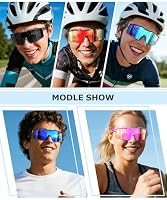KALIYADI Polarized Sports-Sunglasses Men Cycling-Sunlasses: Lightweight Running Sun Glasses UV400 Protection Golf Fishing — image 2