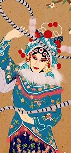 HJXXKJ DIY Oil Painting Paint by Number Hua Mulan Kit for Kids Adults Students Beginner Canvas Painting by Numbers Acrylic Oil Painting Arts Craft for Home Wall Decoration 16x20