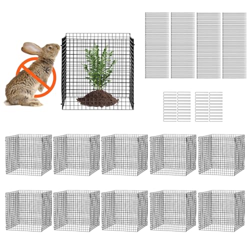 VEVOR Cage à Plantes Contre Animaux, Lot de 10, Grillage de Protection pour Plantes Fleurs...
