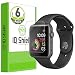 Apple Watch 38mm Screen Protector (Series 1 / Series 2), IQ Shield LiQuidSkin (Updated Design)(6-Pack) Full Coverage Screen Protector for Apple Watch 38mm HD Clear Anti-Bubble Film