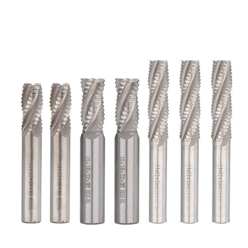 Fresa Per Sgrossatura A 4 Flauto Fresa HSS Fresa Per Macchina Utensile CNC,16x16x45x100