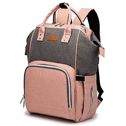 Baby Diaper Bag Backpack Travel Polyester Fiber Stylish Nappy Bag