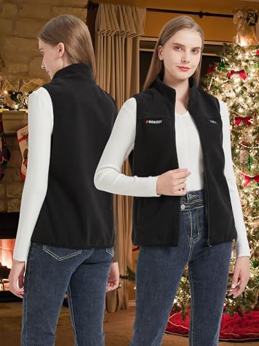 Chaleco calefactable mujer de forro polar Gokozy lavable con 3 niveles de temperatura 6
