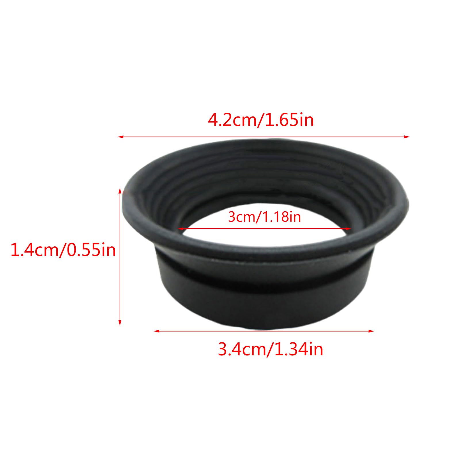 Augenschutz aus weichem Gummi, 28 mm - 37 mm, Augenschutz für Fernglas, Mikroskope, 28 mm - 37 mm Innendurchmesser