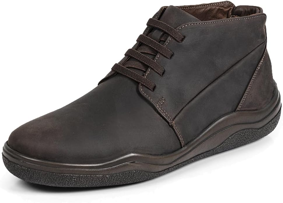 Opananken Men's Casual Phanteon Boots - 100% Genuine Leather, Soft Lining, Air Latex Insole, Flexible PU Sole. Lightweight, Durable, Odor-Resistant. Casual Style with All-Day Comfort.