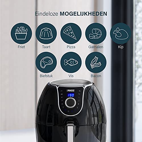 Princess Airfryer XXL 182055 - Inhoud 5,2 Liter - 8 voorgeprogrameerde programma's -Zwart - Afbeelding 5