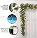 National Tree Company Pre-Lit Artificial Christmas Garland, Green, Norwood Fir, White Lights, Battery Operated, Christmas Collection, 9 Feet