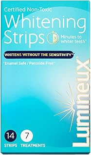 Lumineux Teeth Whitening Strips 7 Treatments - Enamel Safe - Whitening Without The Sensitivity - Dentist Formulated & Certified Non-Toxic
