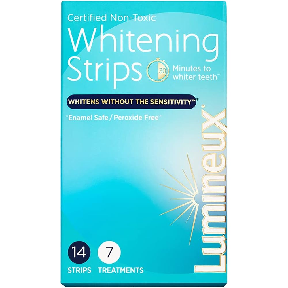 5/mo Finance Lumineux Teeth Whitening Strips 7 Treatments Enamel Safe Whitening Without