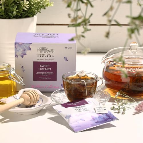 Image of TGL Co.Sweet Dreams Herbal Tea Infusion (Pack Of 2, 16 Tea Bags Each)|Rich in Anti Oxidant | Refreshing | No Artificial flavor | Improve Digestion