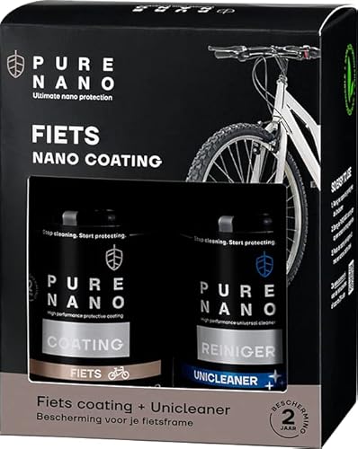 Revestimiento Pure Nano para bicicletas de ciudad y de montaña - Nanorevestimiento - Nanospray - Spray hidrófugo - Spray de impregnación - 250 ml Cover